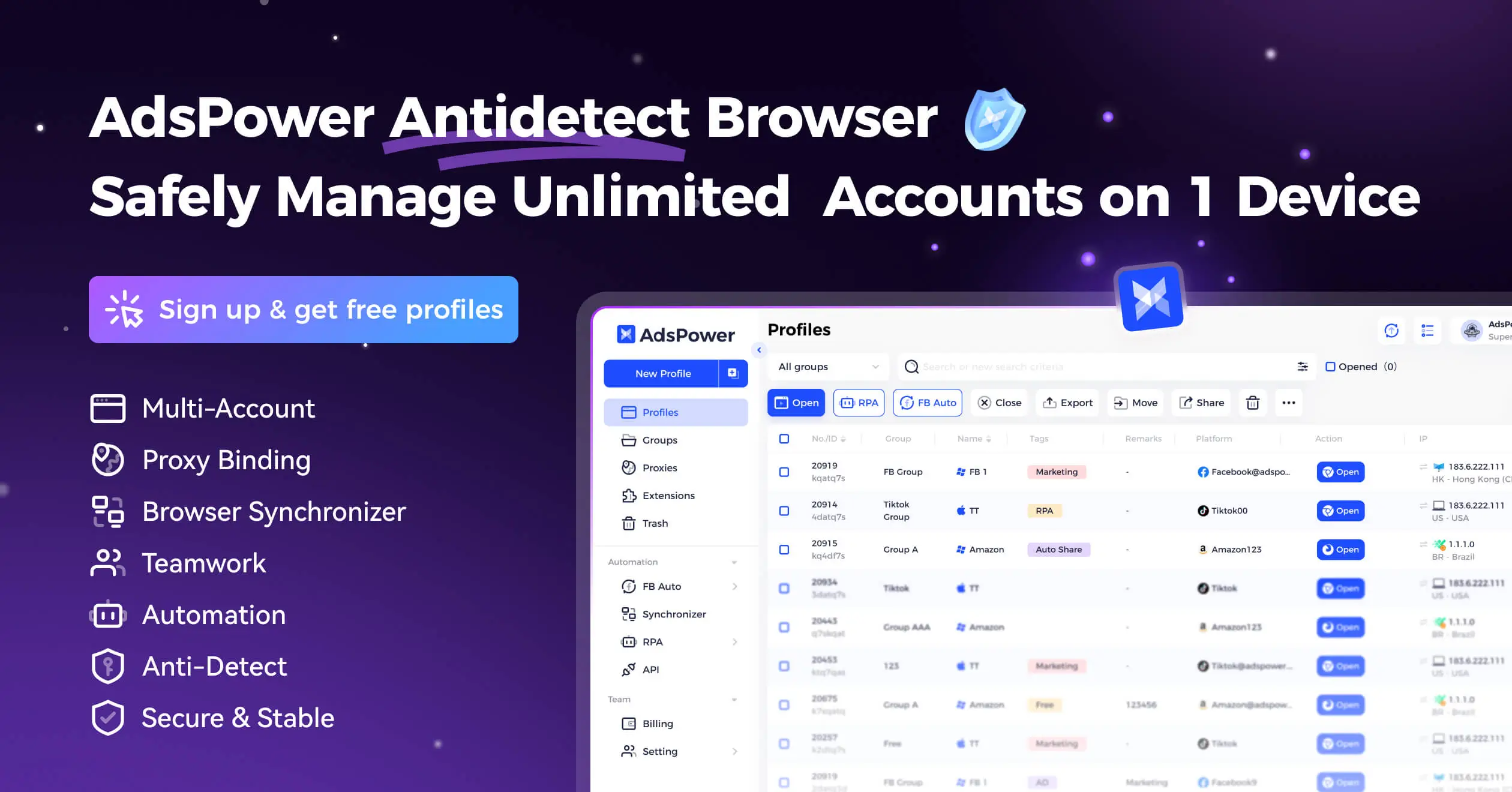 Featured image for AdsPower User Guide: Anti-Fingerprint Browser Tutorial